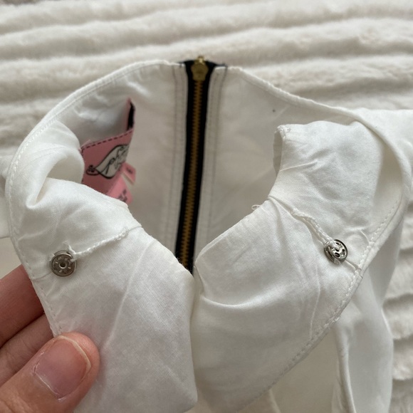 Phoebe Couture Embellished White Shift Cocktail Dress - Picture 10 of 14